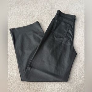 Black Stretch High-Rise Pants by Brand Hidden